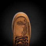 Botas de Trabajo Patriot 6" Horma Moc Punta de Compuesto Color Tan - King Welt - King Welt