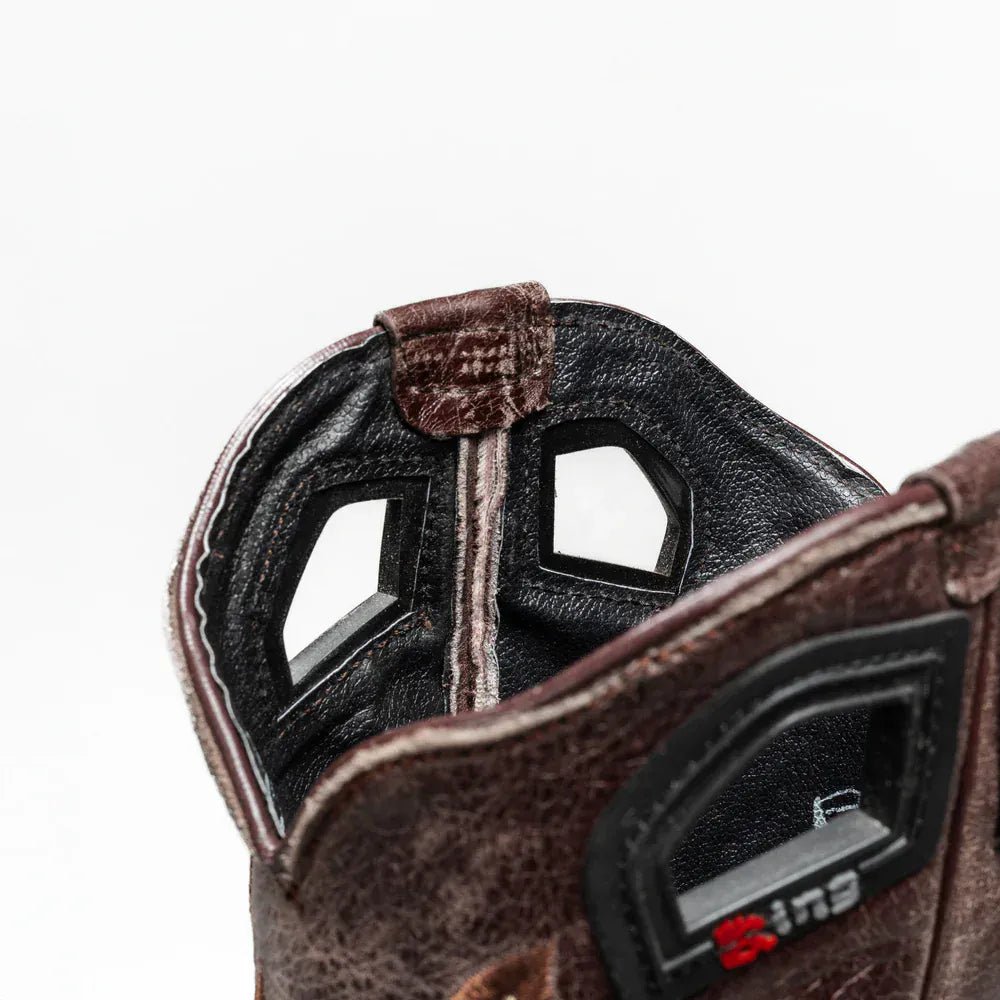 Botas de Trabajo Predator Pro Caiman Grabado 11" Color Cafe - King Welt - King Welt