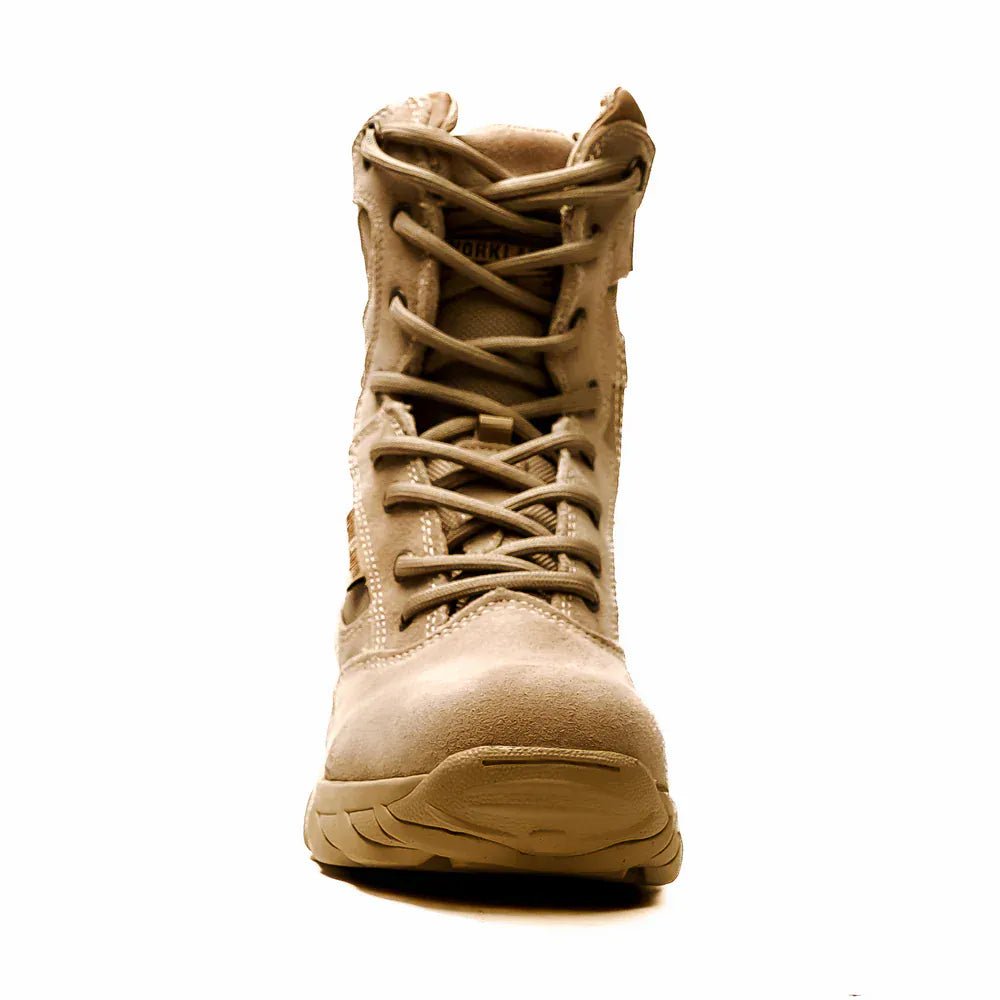 Botas de Trabajo Tacticas Militares 10" Color Arena - King Welt - King Welt