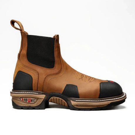 Botas de Trabajo Western Buffalo 6" con Proteccion Masterguard Color Tan - King Welt - King Welt
