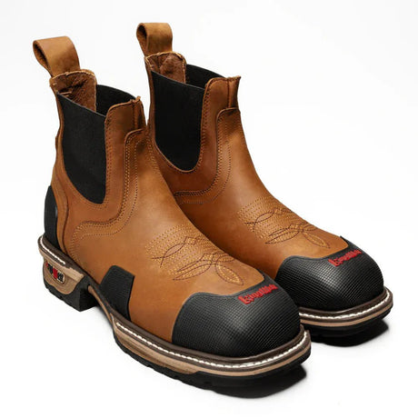 Botas de Trabajo Western Buffalo 6" con Proteccion Masterguard Color Tan - King Welt - King Welt