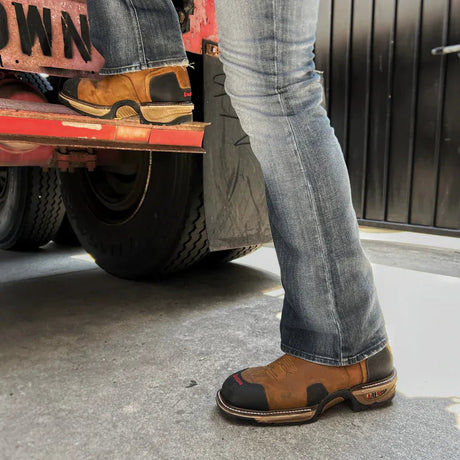 Botas de Trabajo Western Buffalo 6" con Proteccion Masterguard Color Tan - King Welt - King Welt