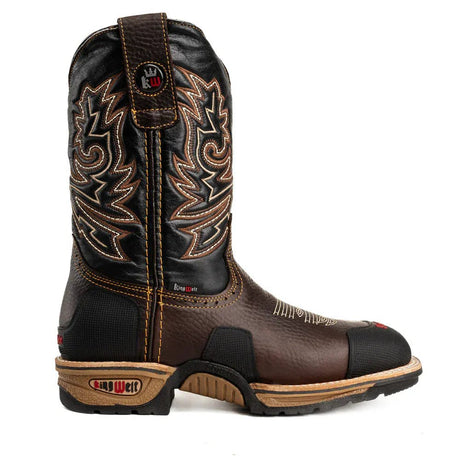 Botas de Trabajo Western Buffalo 9" con Protección Masterguard Color Cafe - King Welt - King Welt