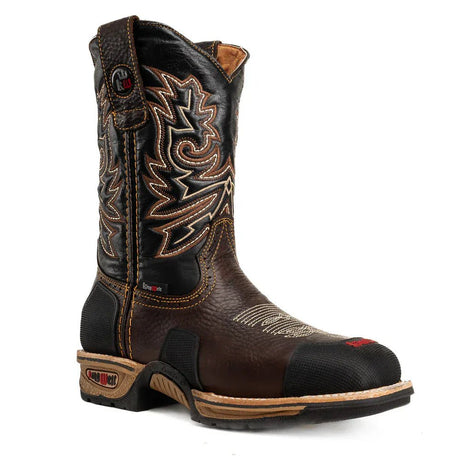 Botas de Trabajo Western Buffalo 9" con Protección Masterguard Color Cafe - King Welt - King Welt