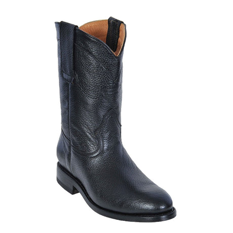 Botas de Venado Original Roper Punta Oval Color Negro - Los Altos Boots - Los Altos Boots