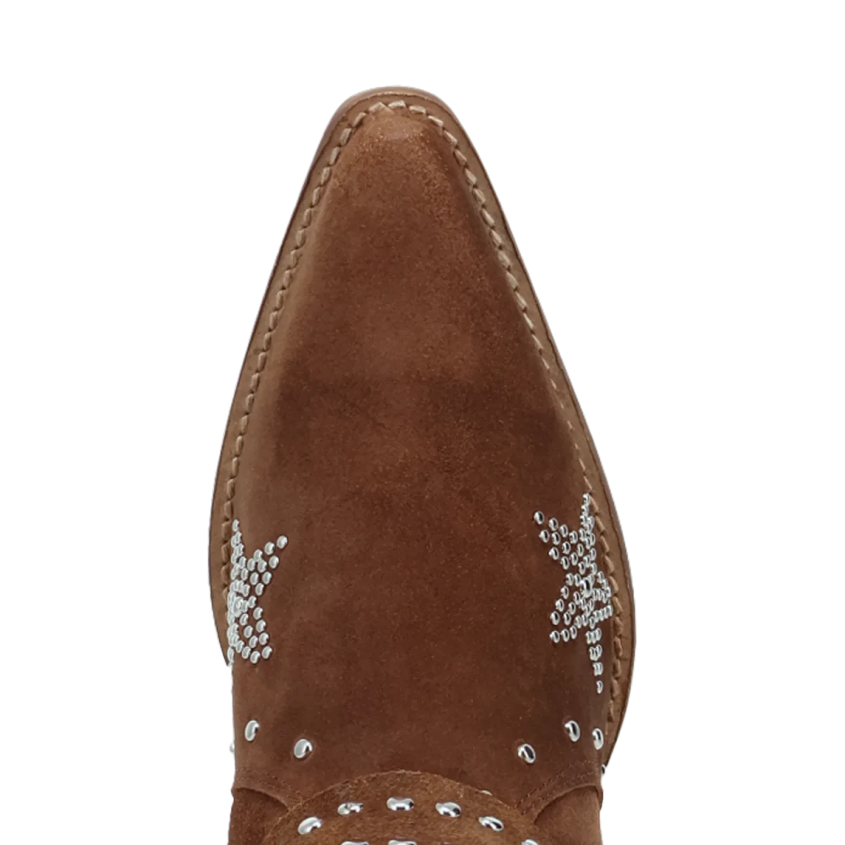 Botas Lucky Stars de Gamuza Punta Recortada Para Dama Color Cafe - Dingo - Dan Post Boots
