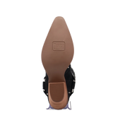 Botas Lucky Stars de Gamuza Punta Recortada Para Dama Color Negro - Dingo - Dan Post Boots