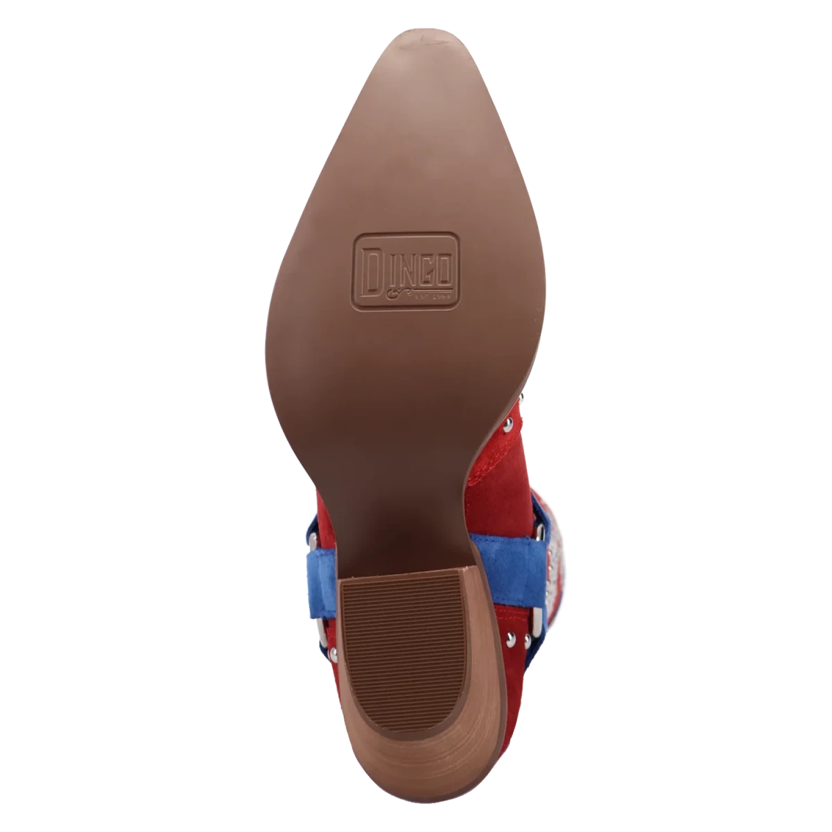 Botas Lucky Stars de Gamuza Punta Recortada Para Dama Multi Color - Dingo - Dan Post Boots