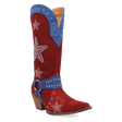 Botas Lucky Stars de Gamuza Punta Recortada Para Dama Multi Color - Dingo - Dan Post Boots
