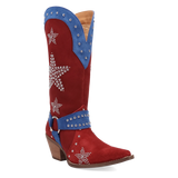 Botas Lucky Stars de Gamuza Punta Recortada Para Dama Multi Color - Dingo - Dan Post Boots
