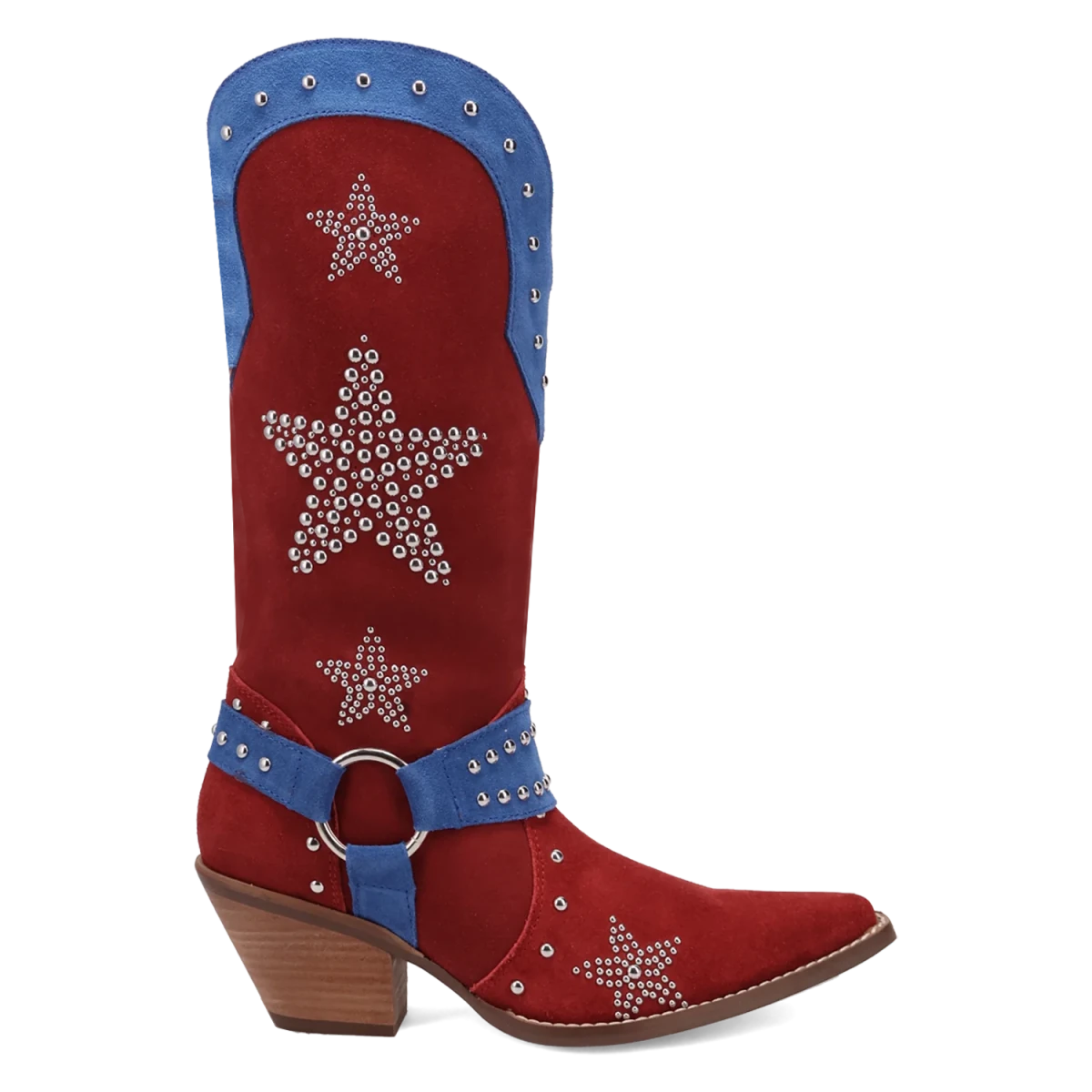 Botas Lucky Stars de Gamuza Punta Recortada Para Dama Multi Color - Dingo - Dan Post Boots