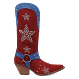 Botas Lucky Stars de Gamuza Punta Recortada Para Dama Multi Color - Dingo - Dan Post Boots