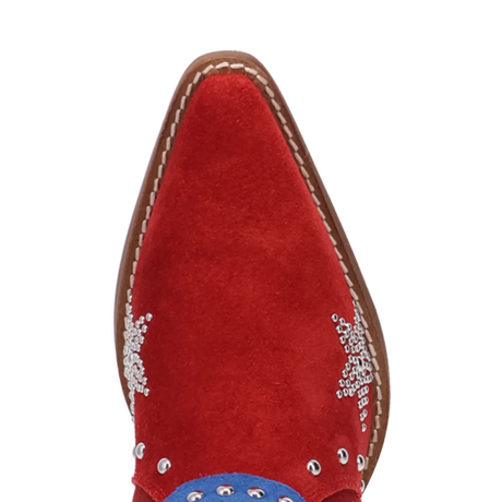 Botas Lucky Stars de Gamuza Punta Recortada Para Dama Multi Color - Dingo - Dan Post Boots