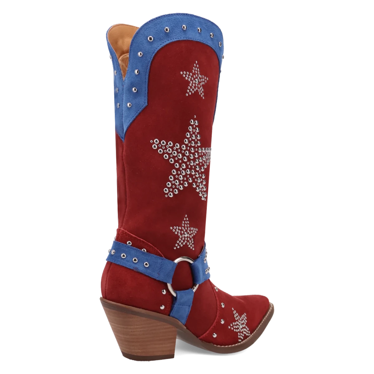 Botas Lucky Stars de Gamuza Punta Recortada Para Dama Multi Color - Dingo - Dan Post Boots
