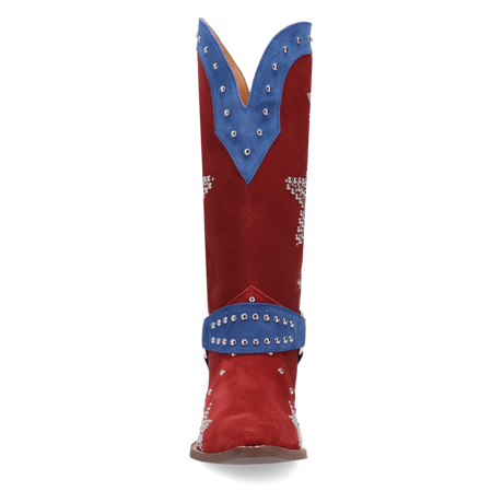 Botas Lucky Stars de Gamuza Punta Recortada Para Dama Multi Color - Dingo - Dan Post Boots