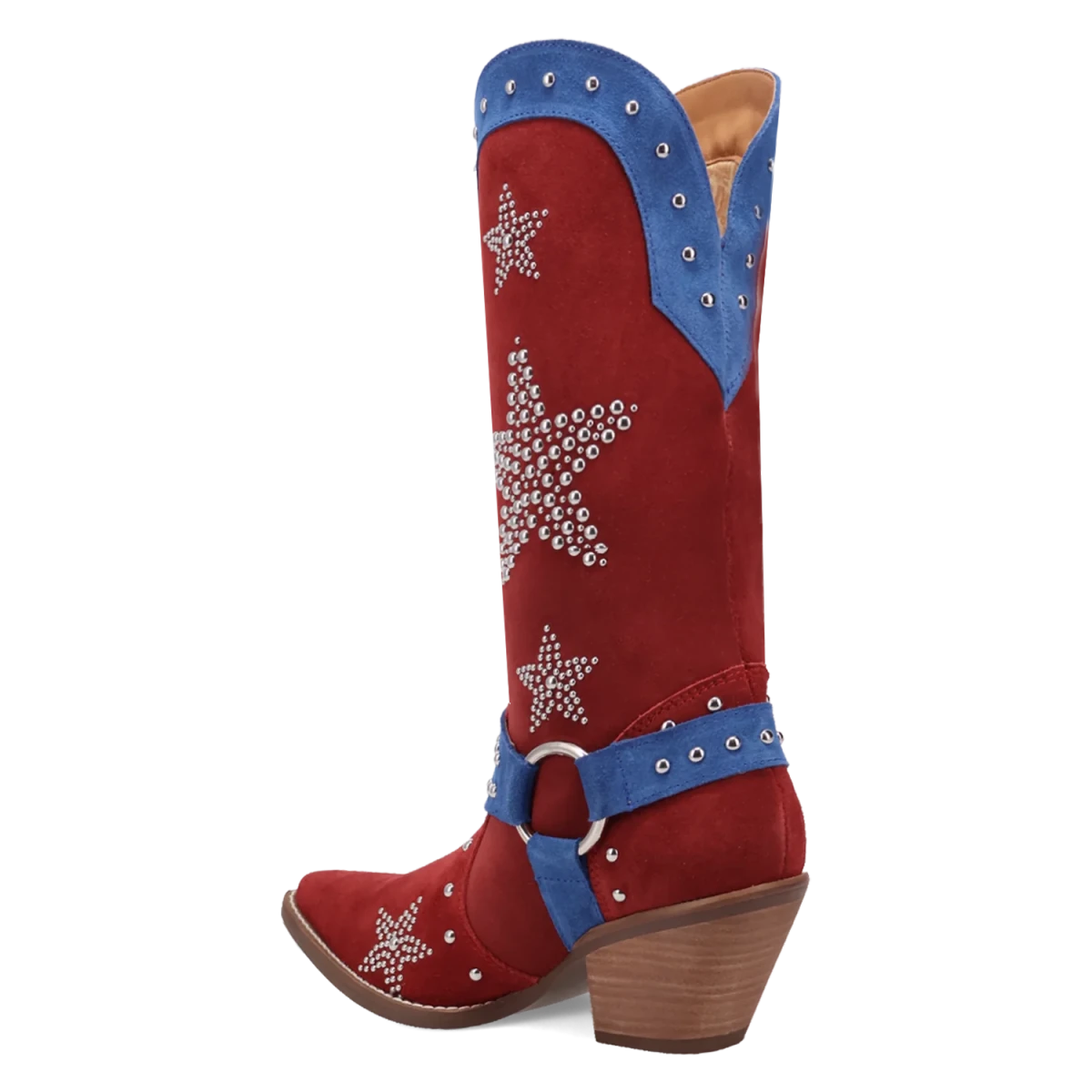 Botas Lucky Stars de Gamuza Punta Recortada Para Dama Multi Color - Dingo - Dan Post Boots