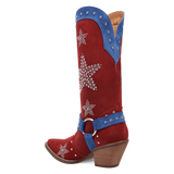 Botas Lucky Stars de Gamuza Punta Recortada Para Dama Multi Color - Dingo - Dan Post Boots