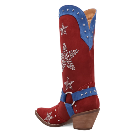 Botas Lucky Stars de Gamuza Punta Recortada Para Dama Multi Color - Dingo - Dan Post Boots