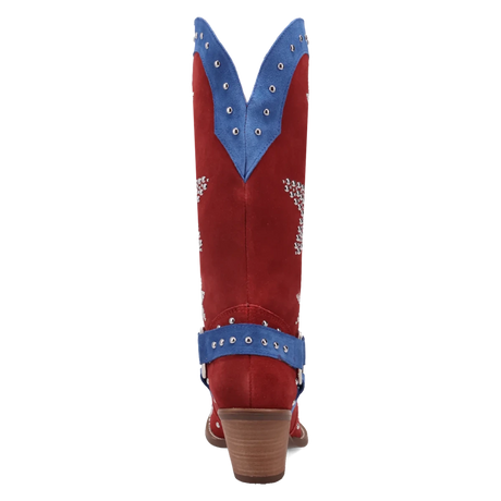 Botas Lucky Stars de Gamuza Punta Recortada Para Dama Multi Color - Dingo - Dan Post Boots