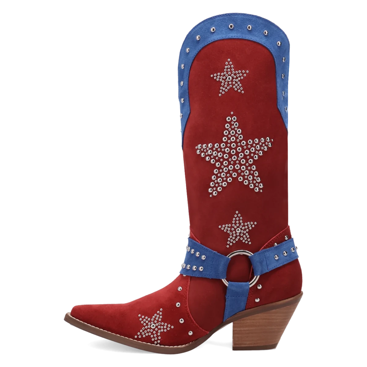 Botas Lucky Stars de Gamuza Punta Recortada Para Dama Multi Color - Dingo - Dan Post Boots