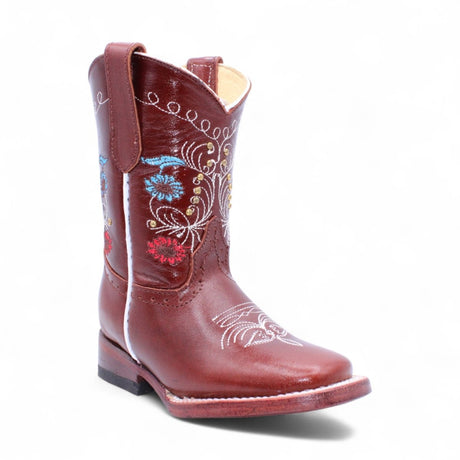 Botas para Niña de Cuero Crazy Horma Rodeo Color Shedron - H329550 - Hooch