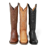 Botas Vaqueras Altas para Dama Quincy – Punta Rodeo - Quincy Boots