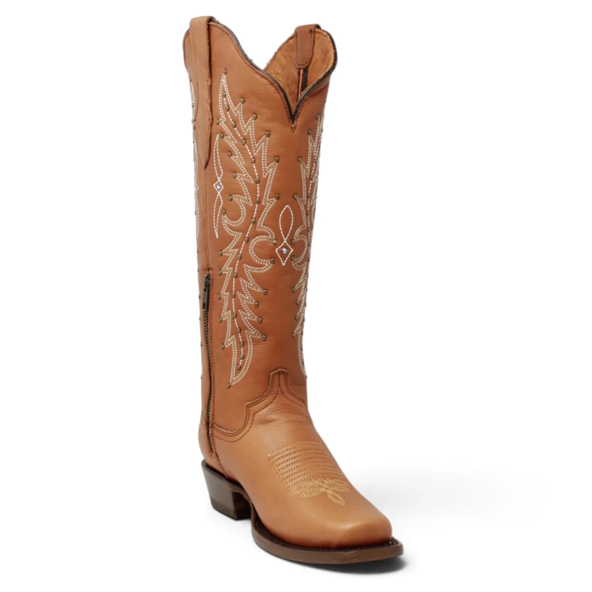 Botas Vaqueras Altas para Dama Quincy – Punta Rodeo - Quincy Boots