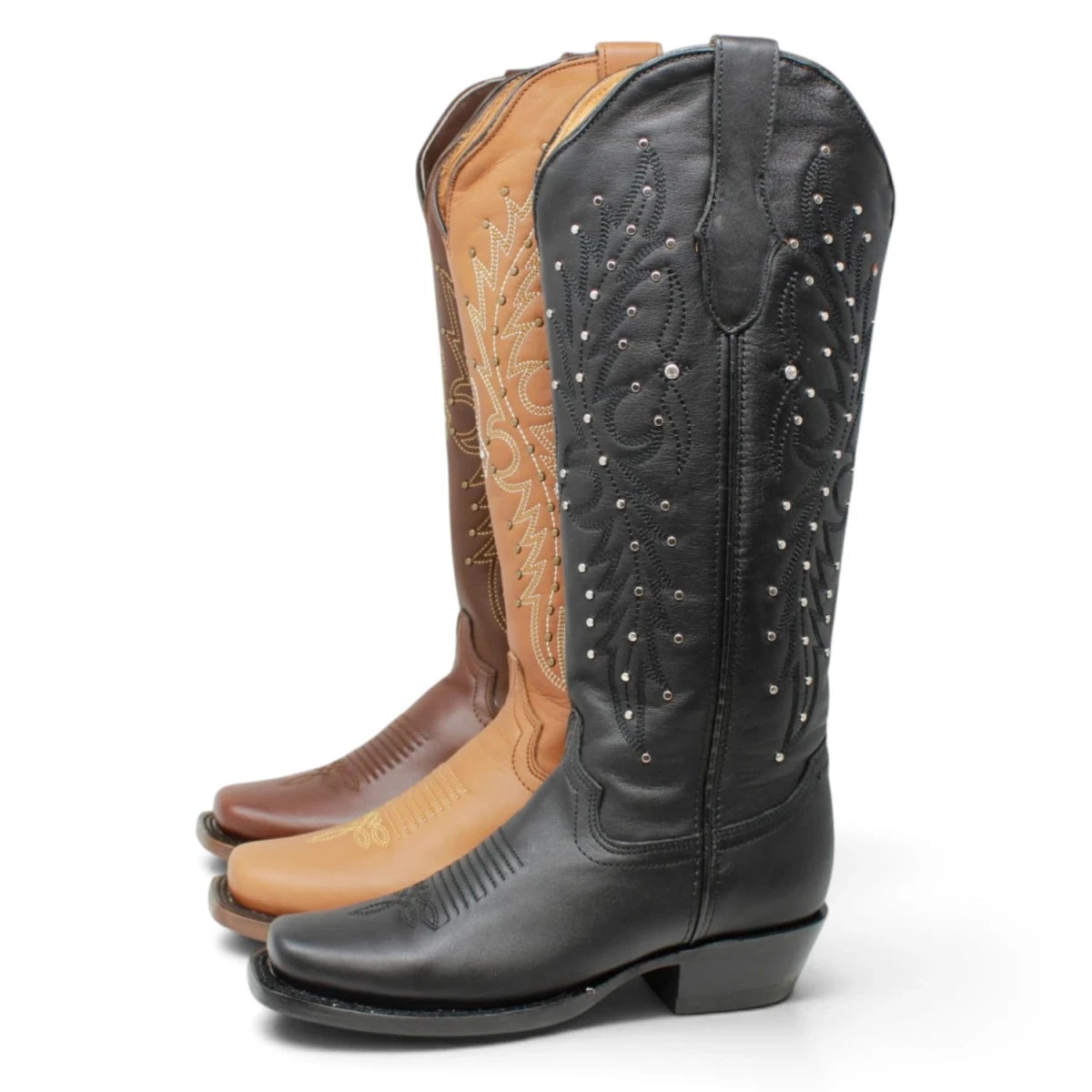 Botas Vaqueras Altas para Dama Quincy – Punta Rodeo - Quincy Boots