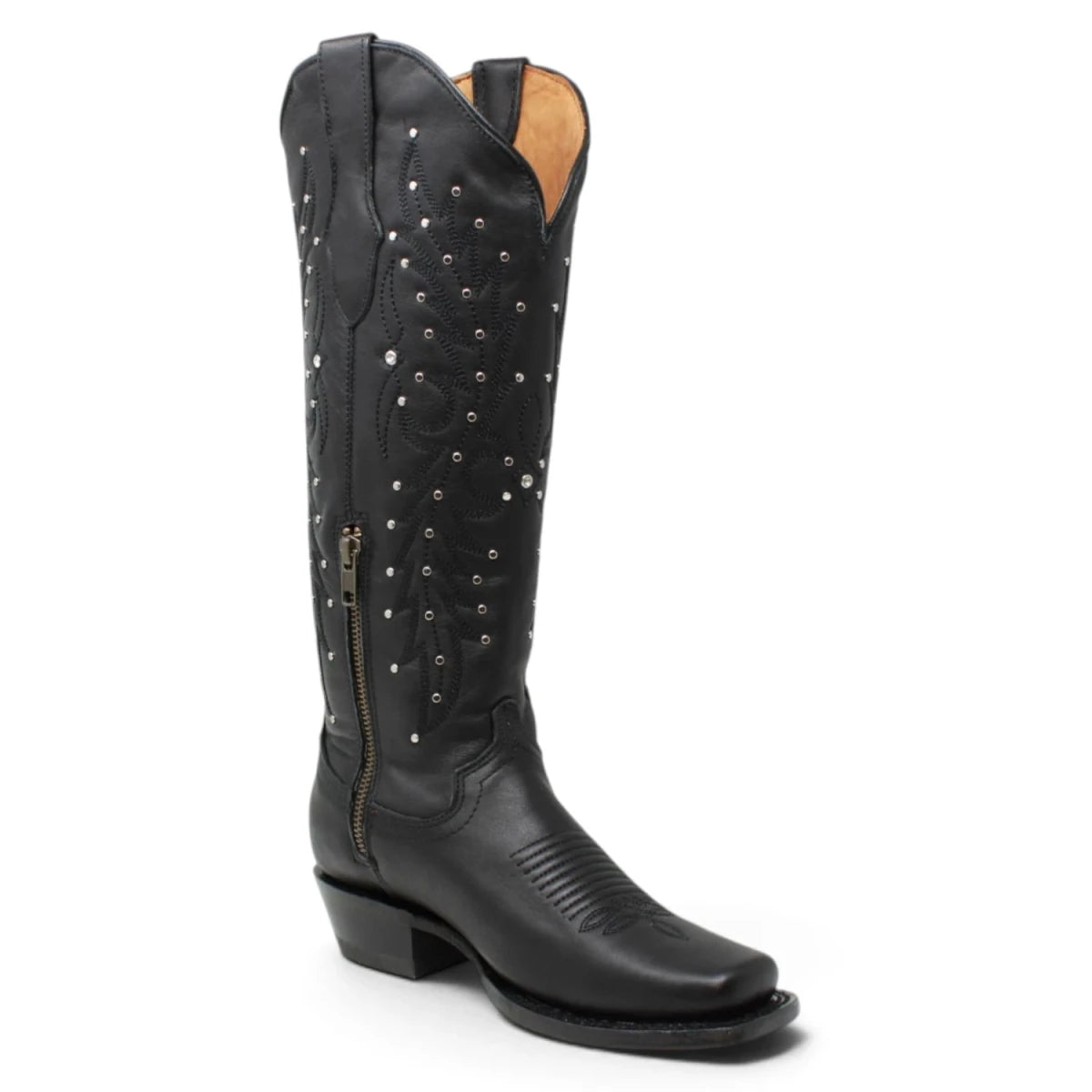 Botas Vaqueras Altas para Dama Quincy – Punta Rodeo - Quincy Boots