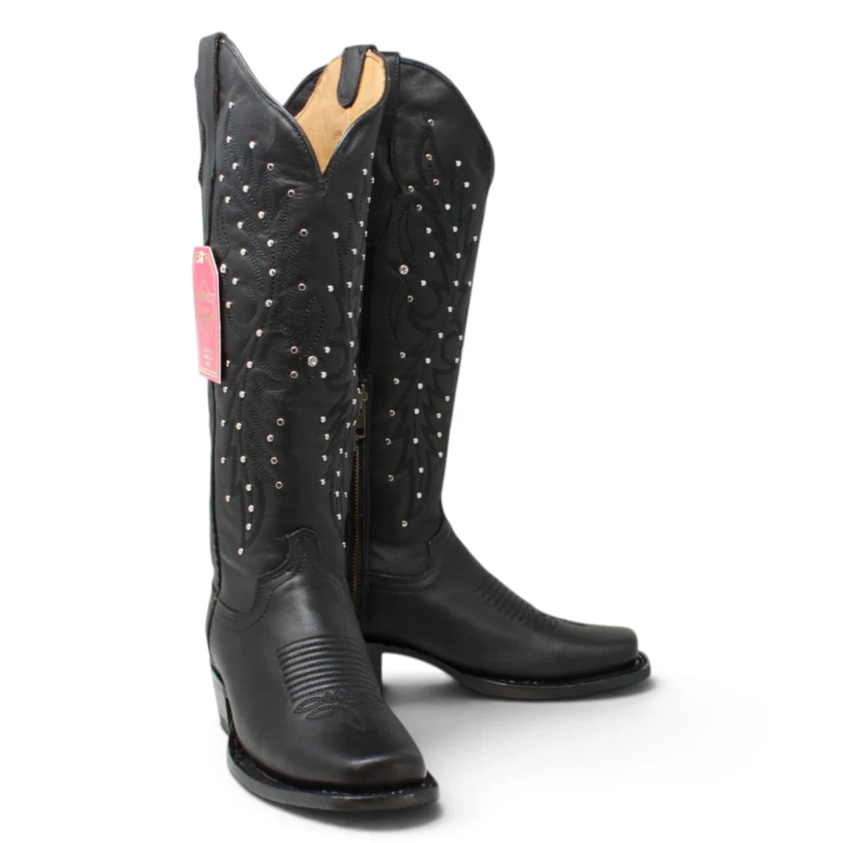 Botas Vaqueras Altas para Dama Quincy – Punta Rodeo - Quincy Boots