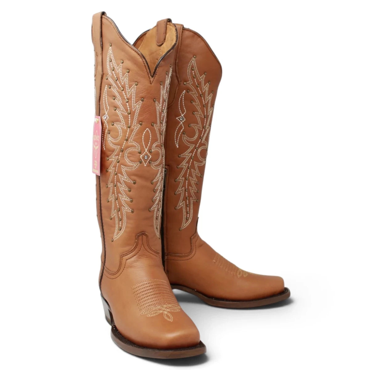Botas Vaqueras Altas para Dama Quincy – Punta Rodeo - Quincy Boots