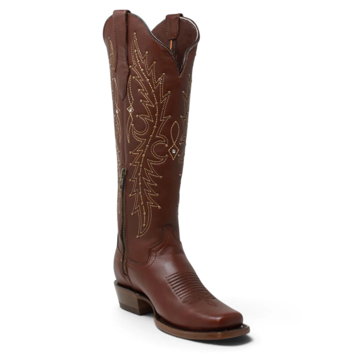 Botas Vaqueras Altas para Dama Quincy – Punta Rodeo - Quincy Boots