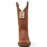 Botas Vaqueras para Mujer de Pantorrilla Ancha – Cognac Calfskin -TML201383AF - Tanner Mark Boots