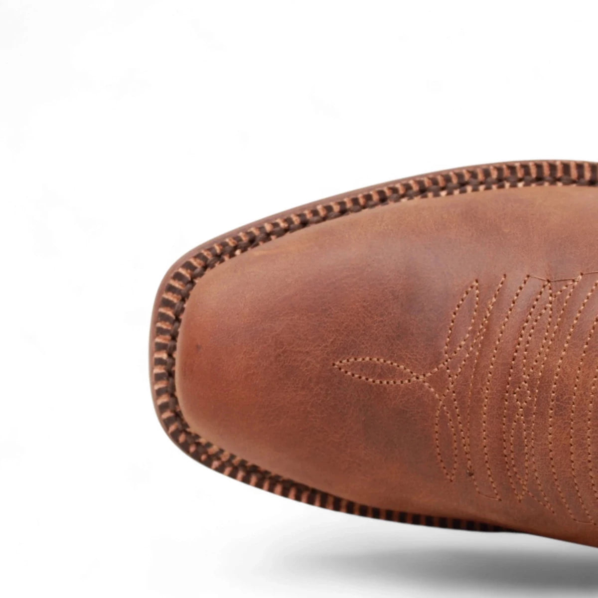 Botas Vaqueras para Mujer de Pantorrilla Ancha – Cognac Calfskin -TML201383AF - Tanner Mark Boots