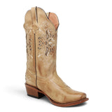 Botas Vaqueras para Mujer de Pantorrilla Ancha – Color Burnished Sand - TML205060AF - Tanner Mark Boots