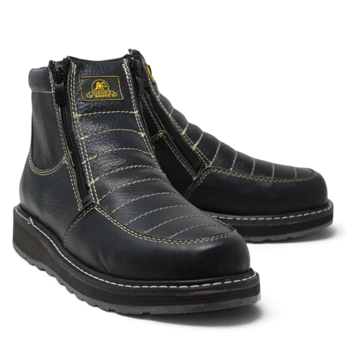Botin de Trabajo con 2 Zipper y Suela de Doble Densidad - Rodeo Imports