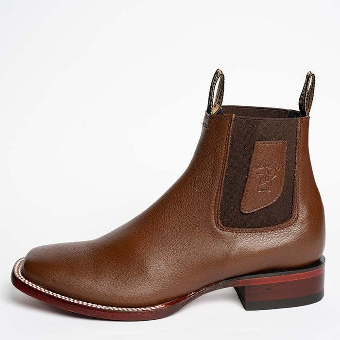 Botines Charros Punta Cuadrada Belmont Los Altos Boots LAB - 82BE2107 - Los Altos Boots