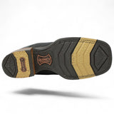 Botines Charros Quincy Punta Cuadrada Piton Imaticion con Suela de Hule Color Negro - Quincy Boots