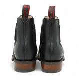 Botines Charros Quincy Punta Cuadrada Piton Imaticion con Suela de Hule Color Negro - Quincy Boots