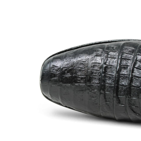 Botines de Caiman Grabado Punta Dubai Cuadrada con Zipper - La Carreta - La Carreta
