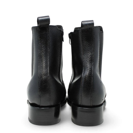 Botines de Caiman Grabado Punta Dubai Cuadrada con Zipper - La Carreta - La Carreta