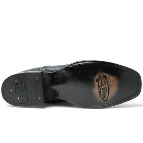 Botines de Caiman Grabado Punta Dubai Cuadrada con Zipper - La Carreta - La Carreta