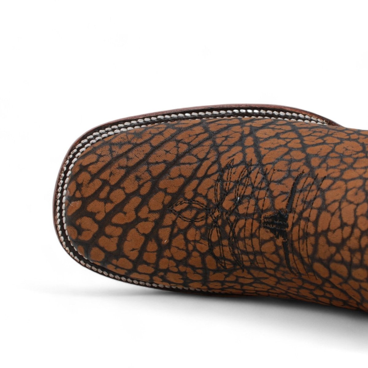 Botas de Cuello de Toro Original Punta Oval Color Cafe - Los Altos Boots