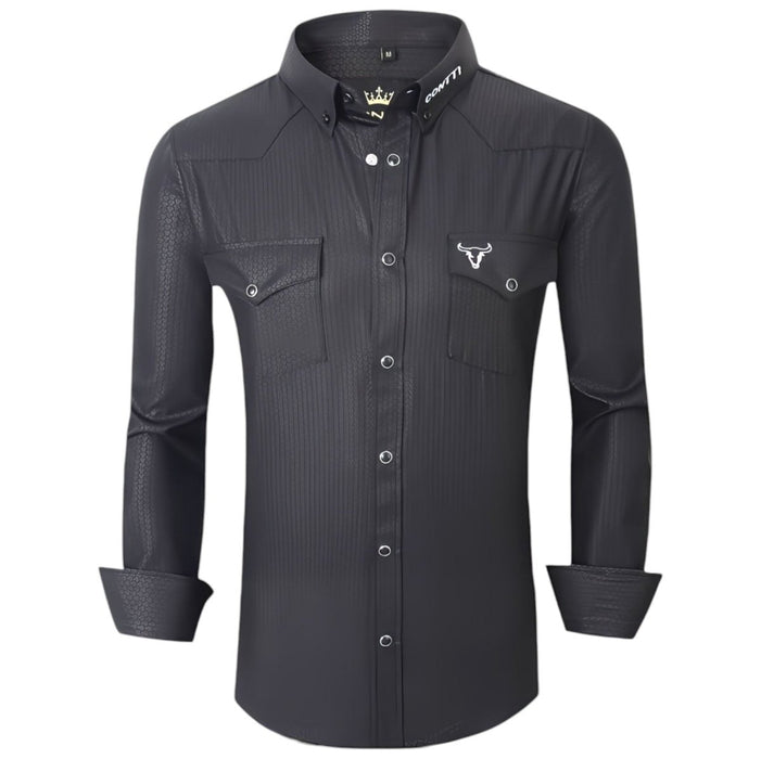 Camisa de Moda Contti Blaca Vaquera CT - 119 - Contti