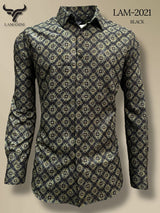 Camisa de Moda Estampada Lamasini Jeans LAM - 2021 - Lamasini