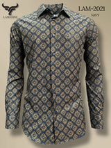Camisa de Moda Estampada Lamasini Jeans LAM - 2021 - Lamasini