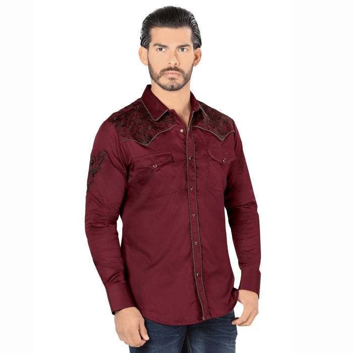 Camisa de Vaquera Bordada Lamasini LAM - 2204 - Lamasini