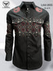 Camisa de Vaquera Estampada Lamasini Jeans LAM - 2035 - Lamasini