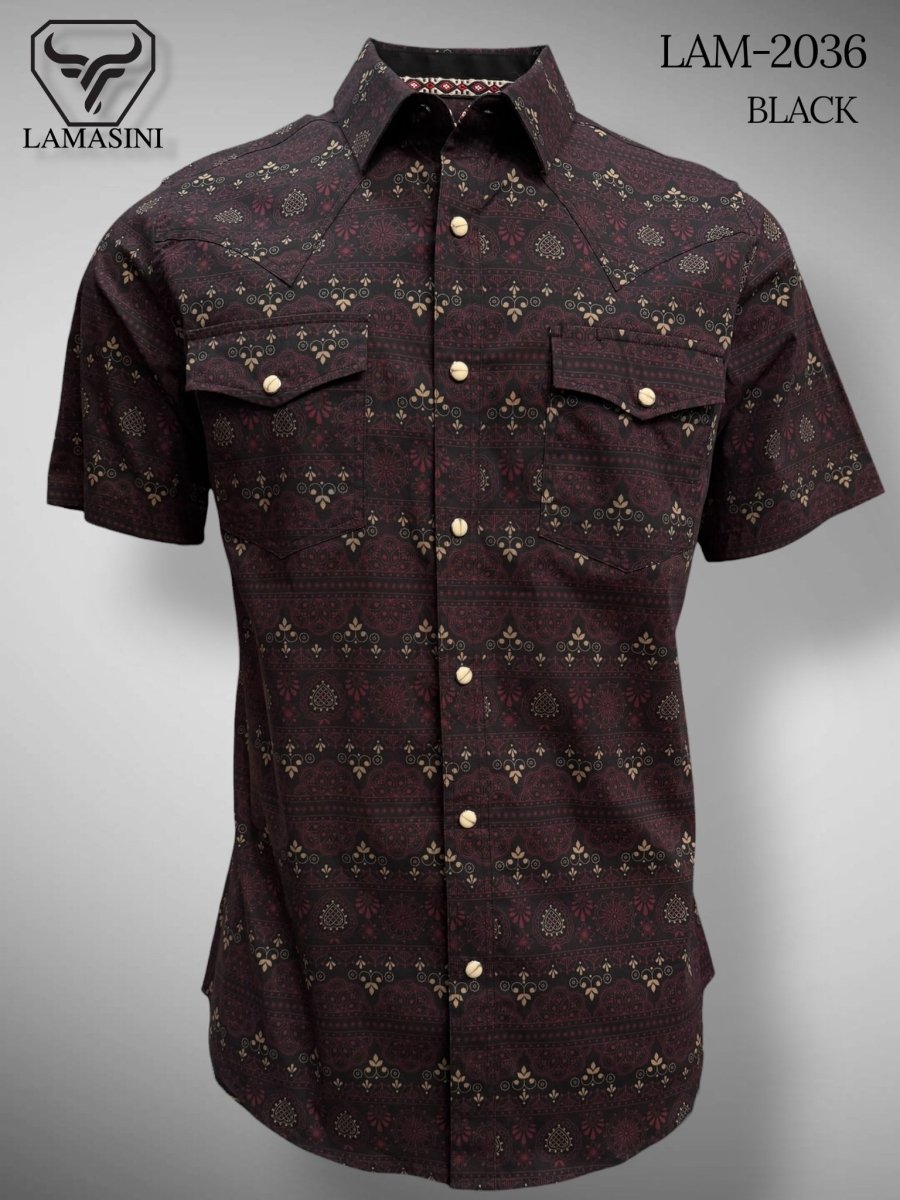 Camisa de Vaquera Estampada Lamasini Jeans LAM - 2036 - Lamasini