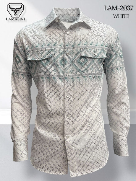 Camisa de Vaquera Estampada Lamasini Jeans LAM - 2037 - Lamasini